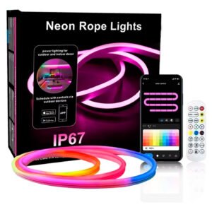Tira De Luz Led Manguera Neón Rgb 9 Metros Rítmica + Control