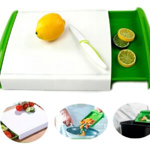 Tabla De Picar Cortar Con Recipientes Laterales Multifuncion