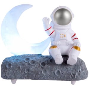 Parlante Altavoz Bluetooth De Astronauta Luz Luna Y Radio Fm