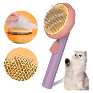 Cepillo Peine Removedor De Pelo Para Mascotas Gatos Perros