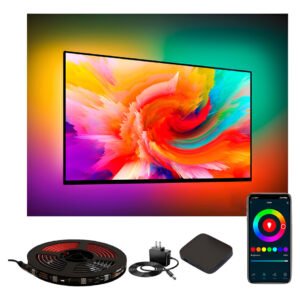 Cinta Tira De Luz Led Inmersiva Con Conexión De Hdmi Para Tv