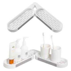 Estante Esquinero Organizador Para Ducha Baños Con Adhesivos