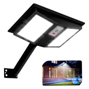 Reflector Lampara Solar De 300w Exterior Doble Luz Y Soporte