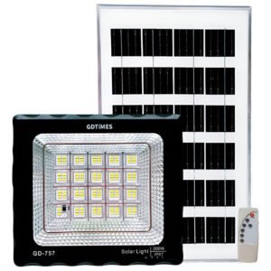 Dg Reflector Lampara Panel Solar Exterior 200w Recargable