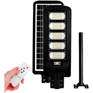 Reflector Lámpara De Luz 250w Panel Solar Sensor Movimiento