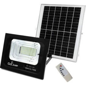 Reflector Lampara Led Panel Solar De 100w Recargable Cclamp