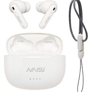 Auriculares Inalámbricos Con Estuche Ligeros Potentes Naisu