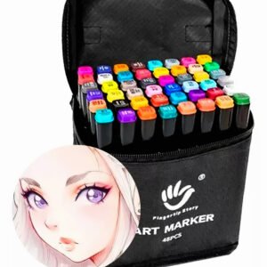 Kit De Plumones Doble Punta Set X 48 Rotuladores Alcohol