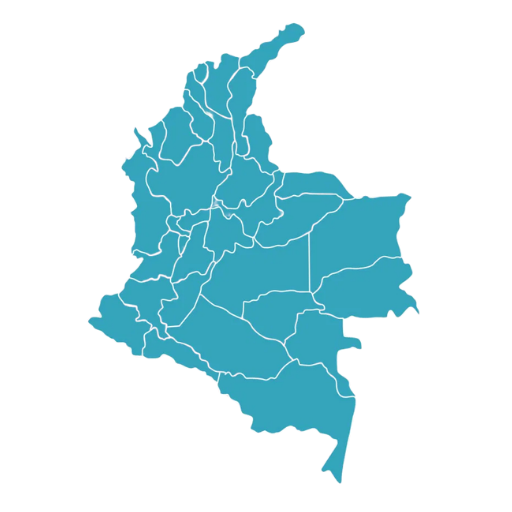 Mapa de Colombia — cobertura de envíos Artículos Altagama