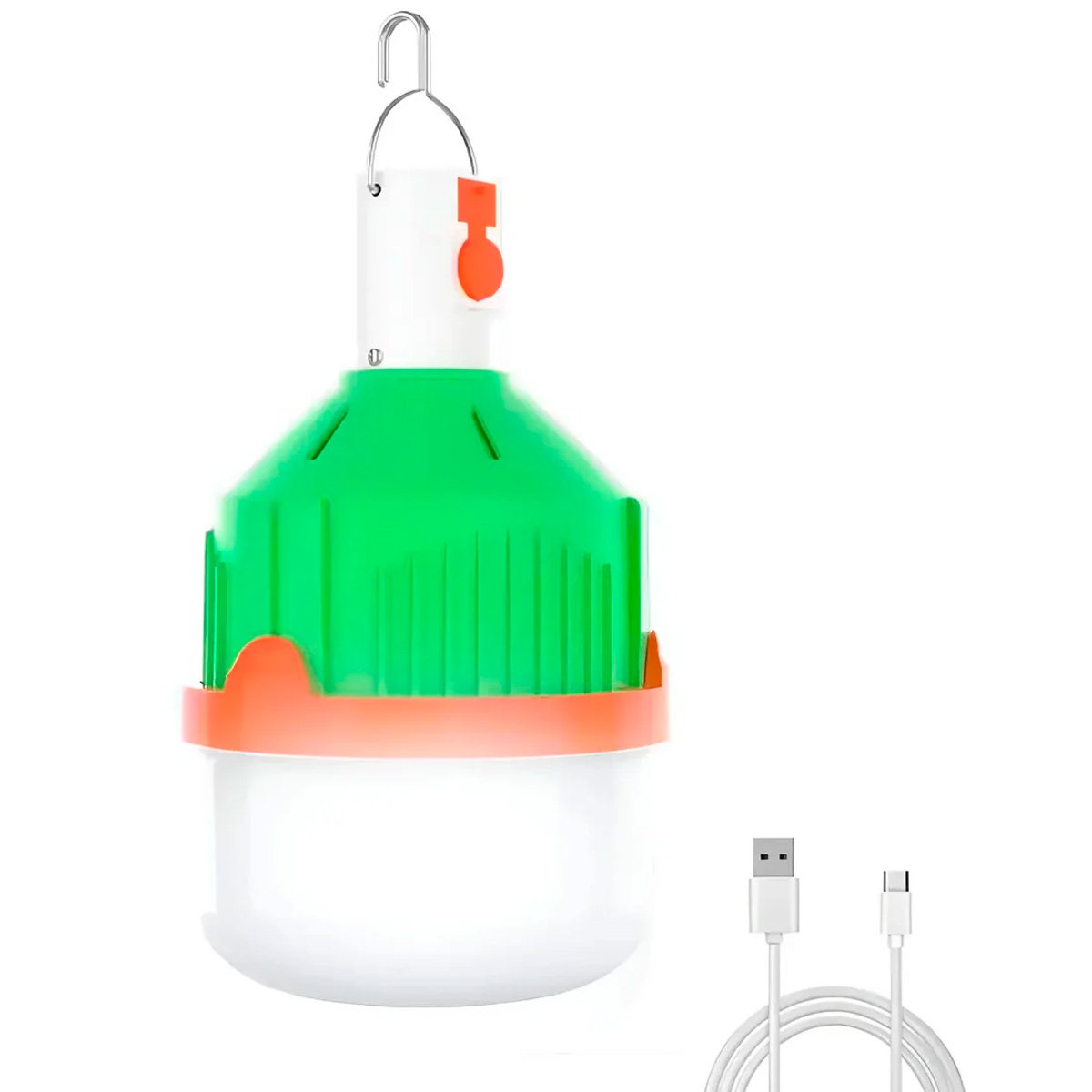 Bombillo Led De 40w Portátil Con Luz Fría Para Exteriores 5v