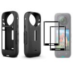 Estuche Funda Goma Antideslizante + Vidrios Para Insta360 X4