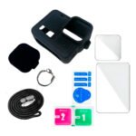 Funda Estuche Silicona Para Gopro Hero 4k + 2 Vidrios Protec