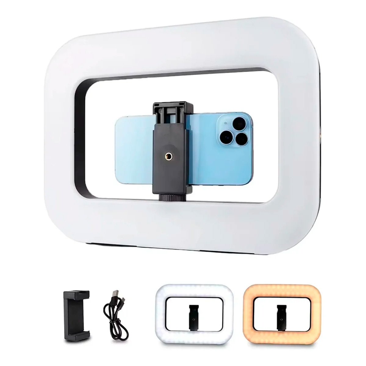 Luz Led Continua Rectangular Portátil Para Fotografía Videos