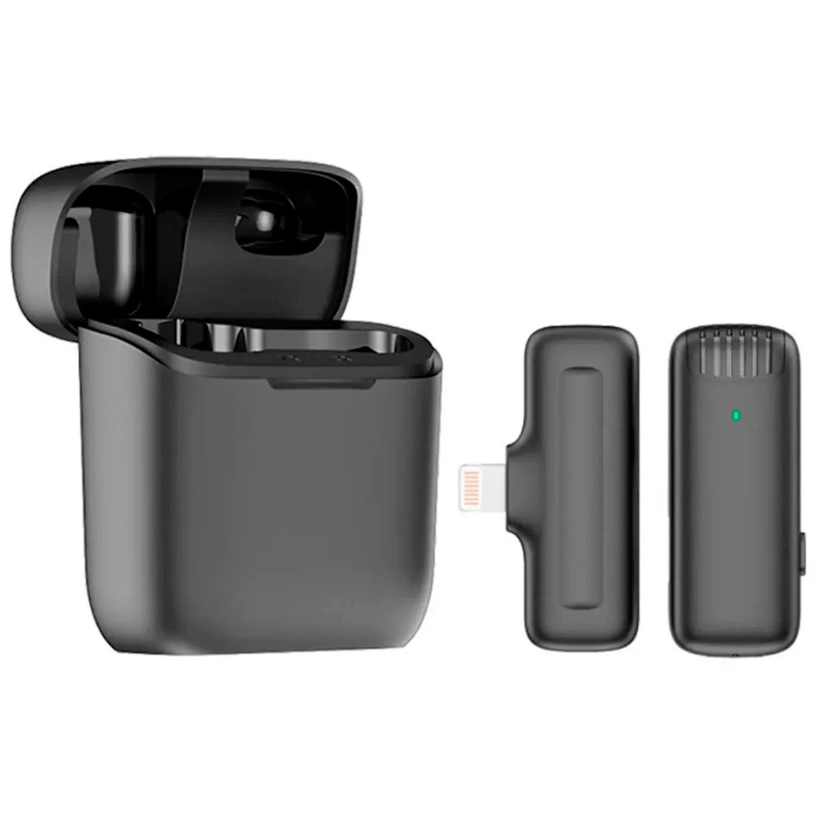 Microfono Inalambrico De Solapa Para Iphone Ipad Con Estuche