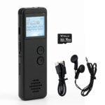 Grabadora Voz Periodista Audio Digital Recargable Y Portátil + Micro SD 16GB