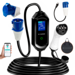 Cargador Portátil 7kw 32a Para Carro Eléctrico Tipo 2 O Ccs2
