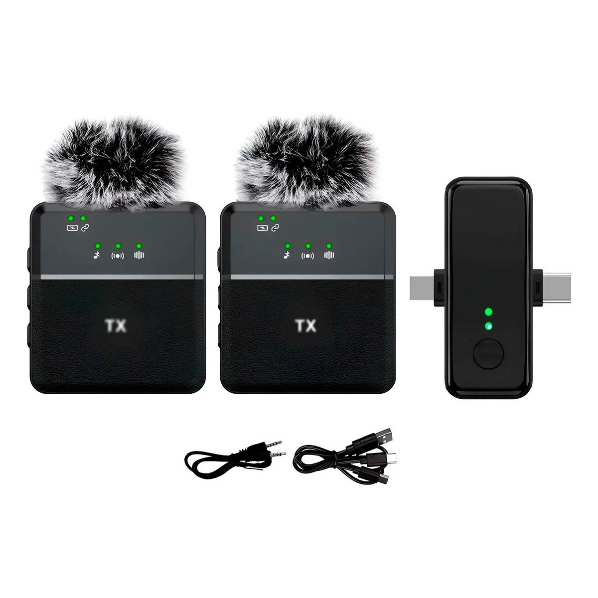 Micrófono Inalámbrico De Solapa Para Android Iphone Cámaras