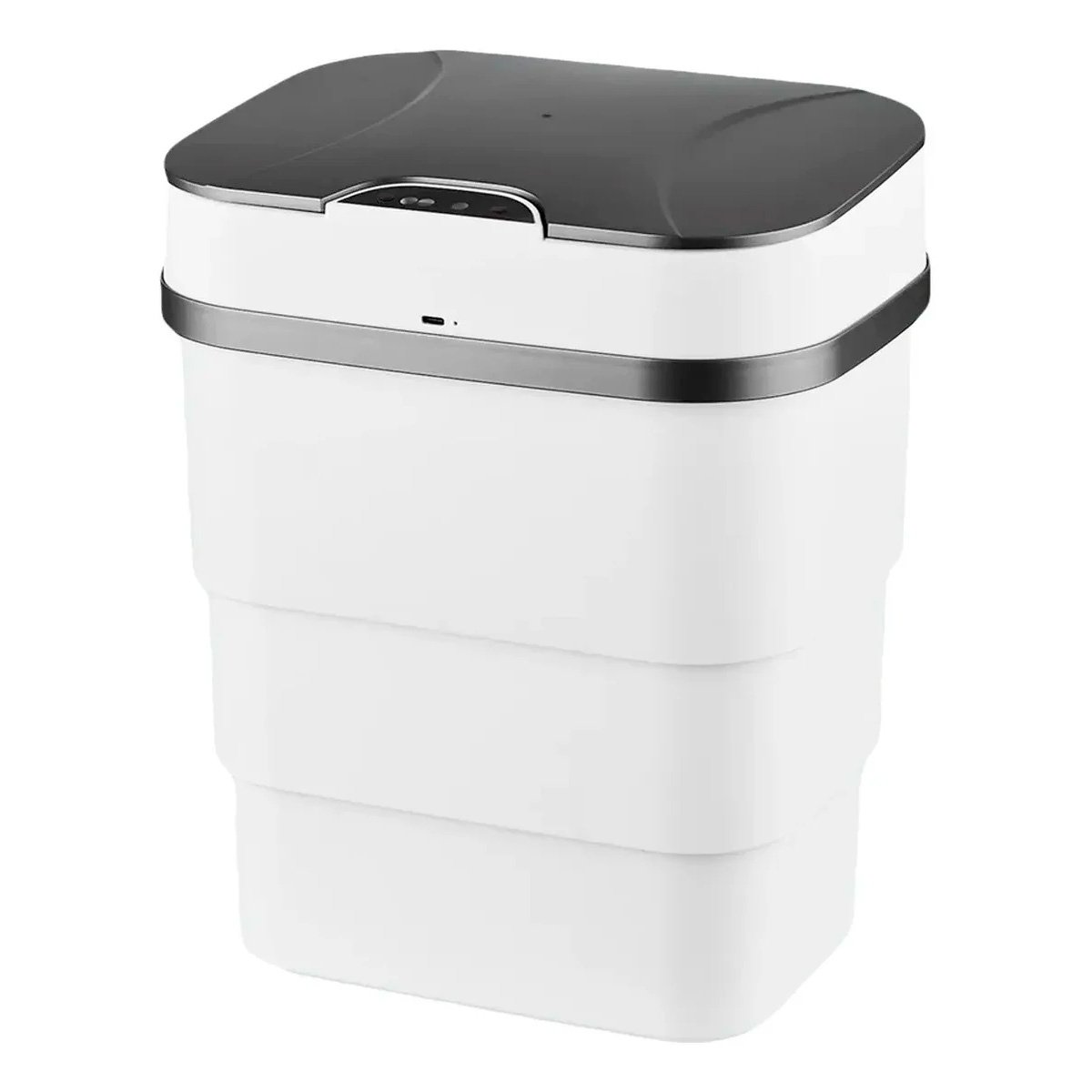 Caneca Papelera Basurero Con Sensor De Apertura Automática