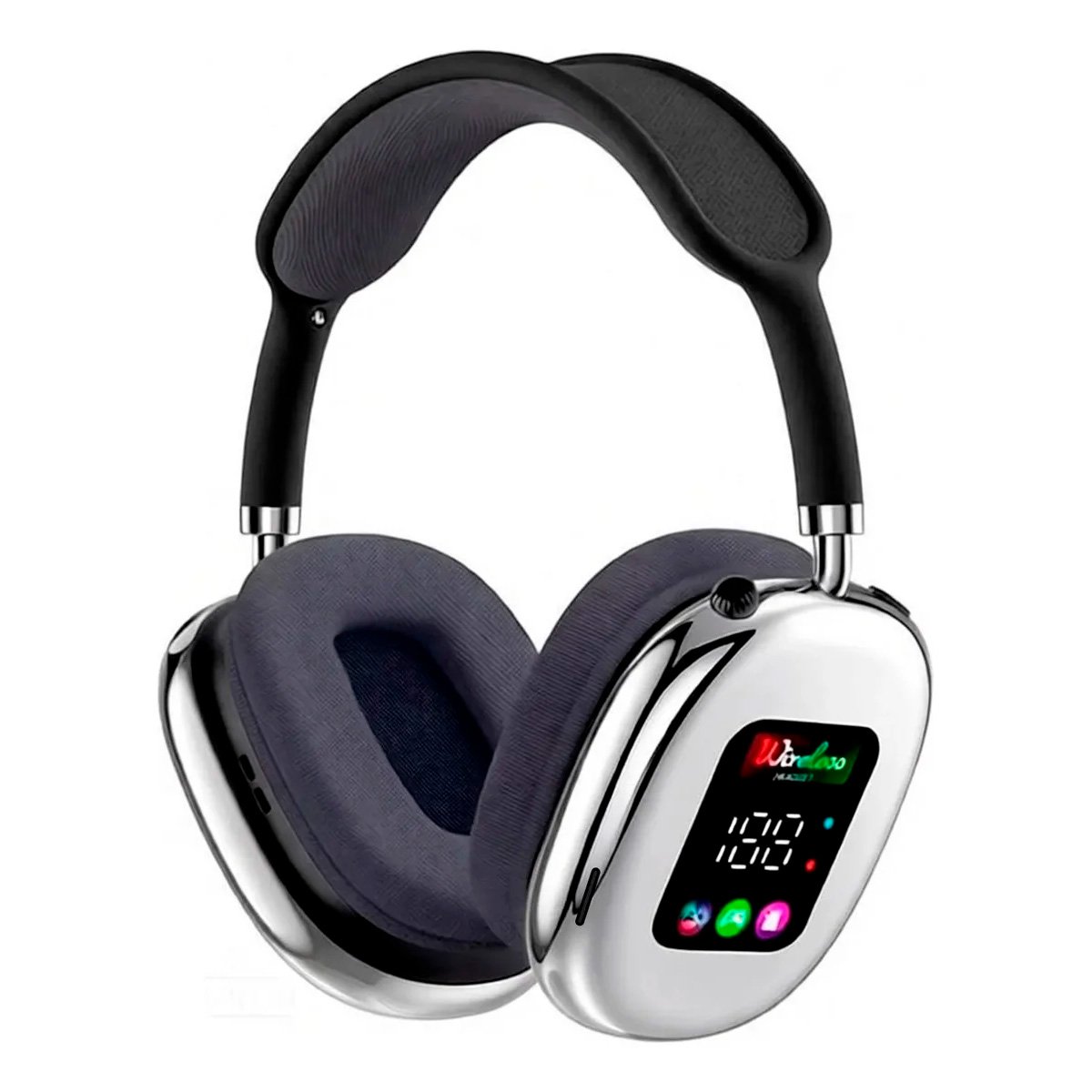 Audífonos Diadema Inalámbrico Bluetooth Con Pantalla Digital