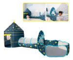 Carpa Infantil De Juegos 3 En 1 Con Piscina Túnel Para Niños