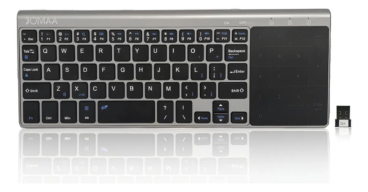 Teclado Portátil Inalámbrico Bluetooth Wirelees Mouse Táctil