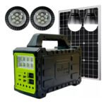 Estación De Carga Generador Solar Con Panel Solar + Lámparas