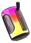 Parlante Portátil Con Bluetooth Luces Rgb Entrada Usb Y Aux
