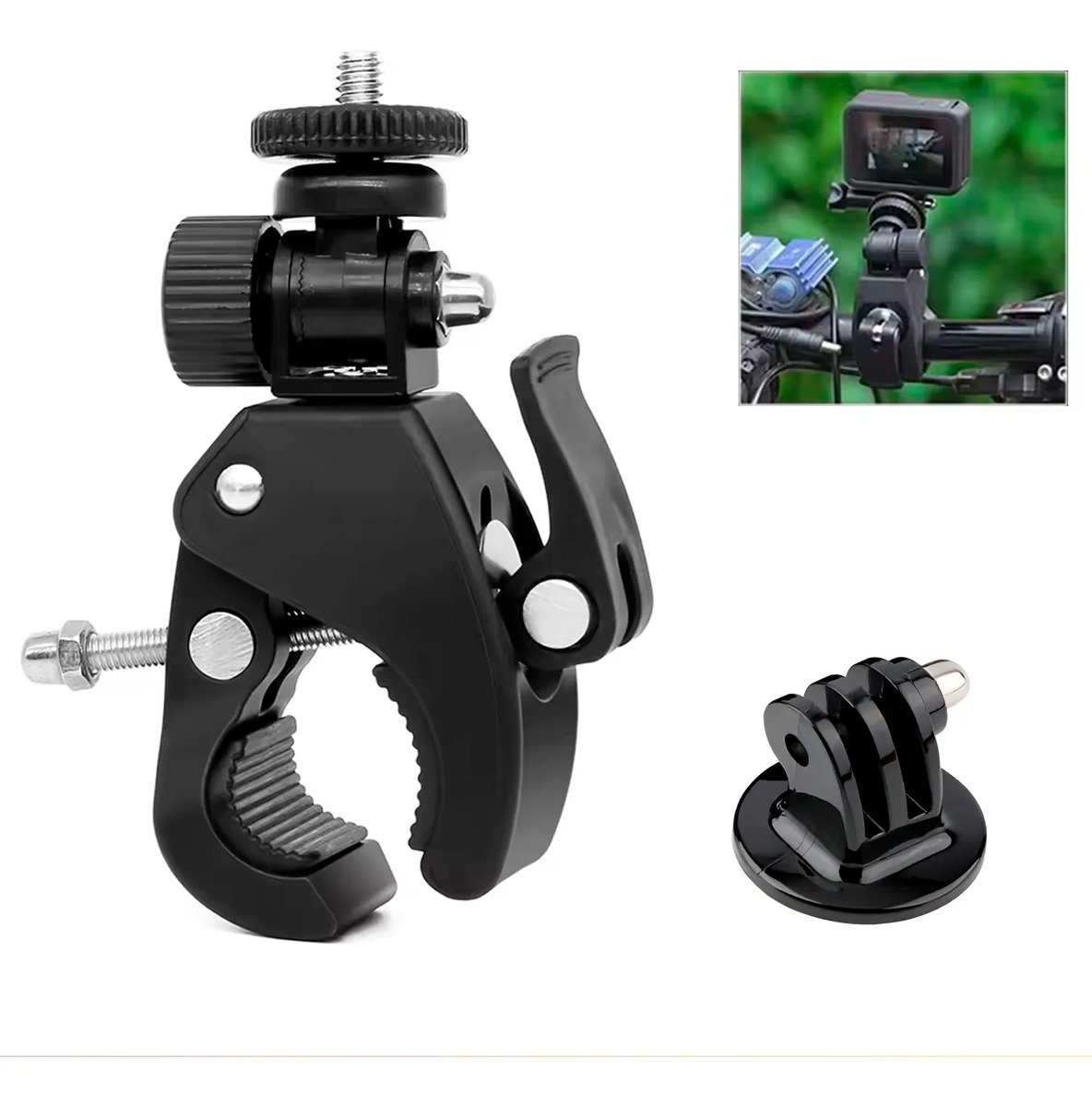 Soporte Montura Para Manubrios O Tubos De Bicicleta Y Motos