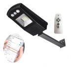 Lampara Exterior Led Solar 30w Sensor Y Bluetooth Control