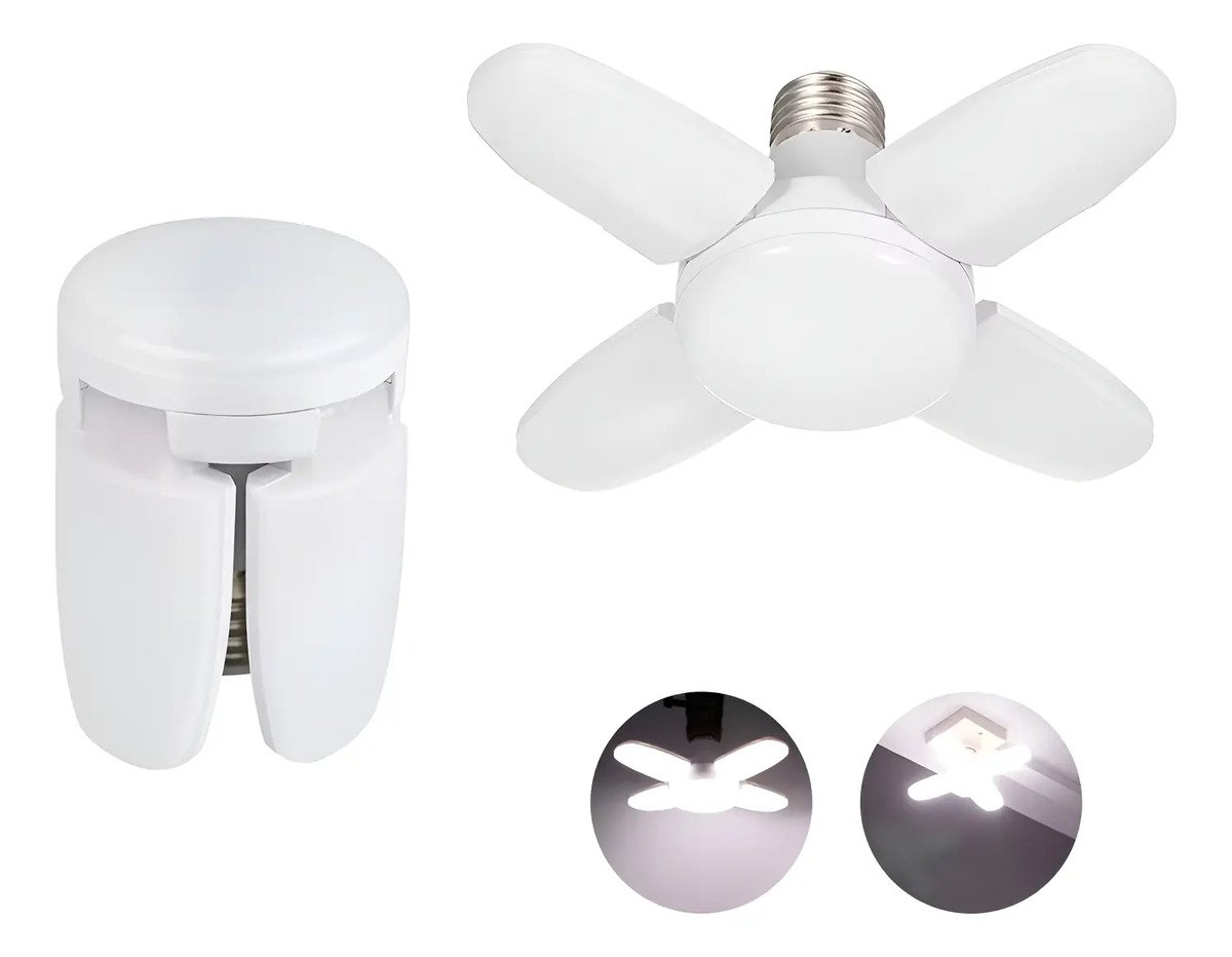 Bombillo Led 60w Con Luz Blanca Fría Para Iluminación Hogar
