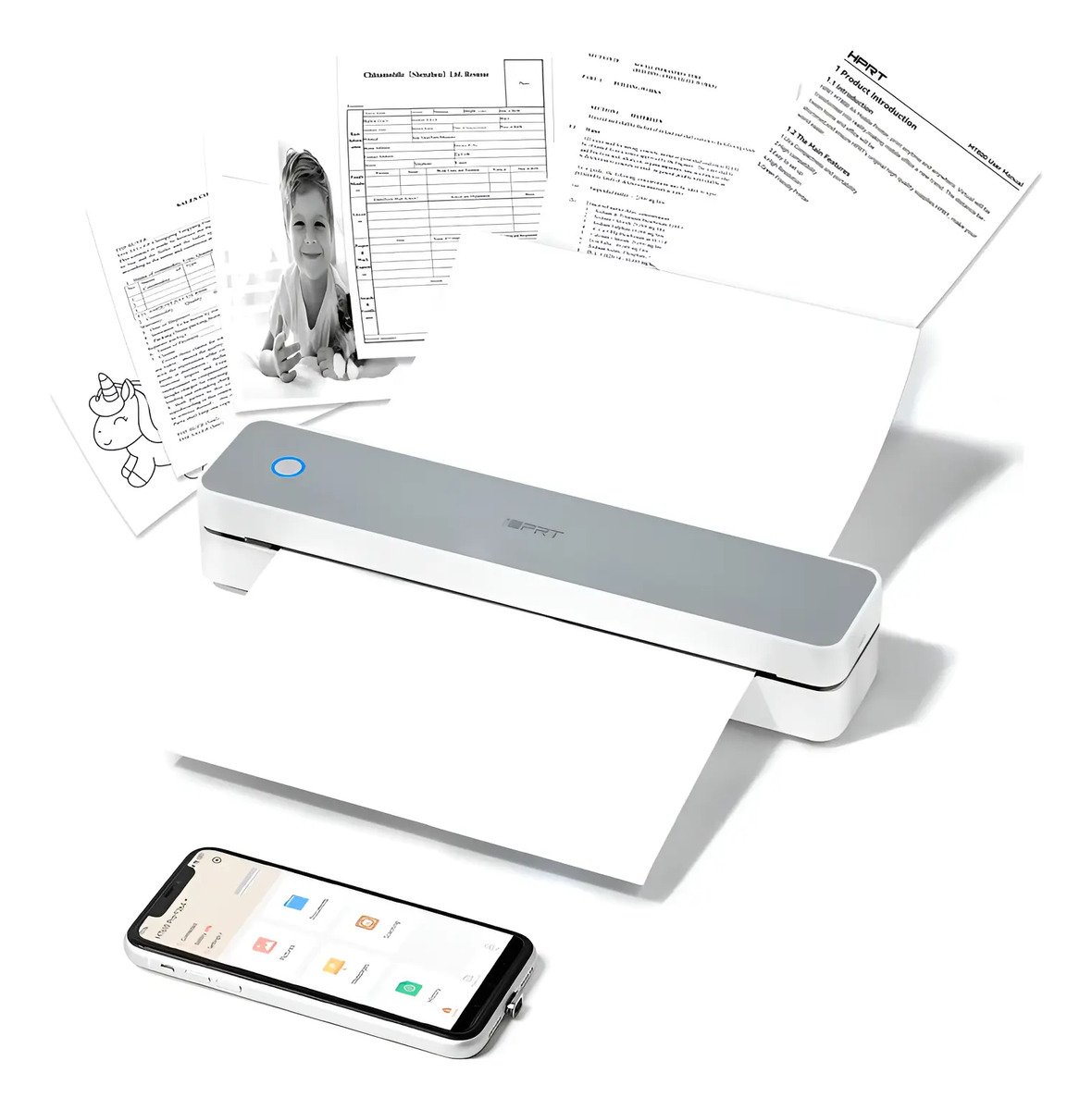 Impresora Térmica Portátil A4 Recargable Y Bluetooth - Mt610