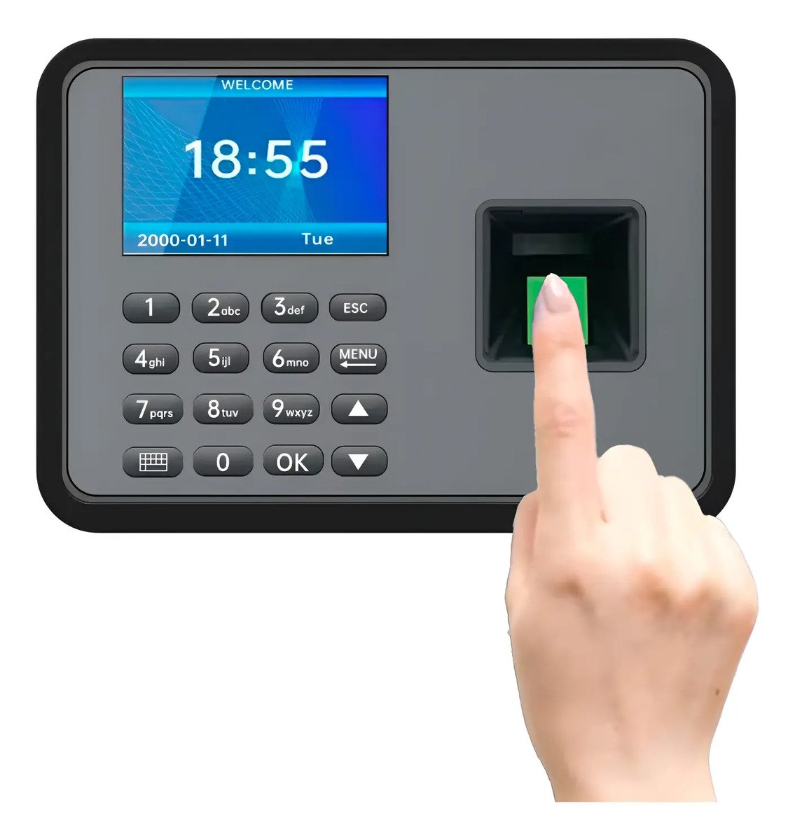 Control De Acceso Registro Tiempo Horario Por Huella Digital