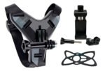 Soporte Para Celular + Montura Arnés Para Cámara Casco Moto