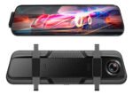 Espejo Retrovisor 9.66  Dvr Con Cámara Frontal Y De Reversa