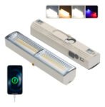 Lámpara Led Magnética Recargable Luz Fría Cálida Mixta 20cm