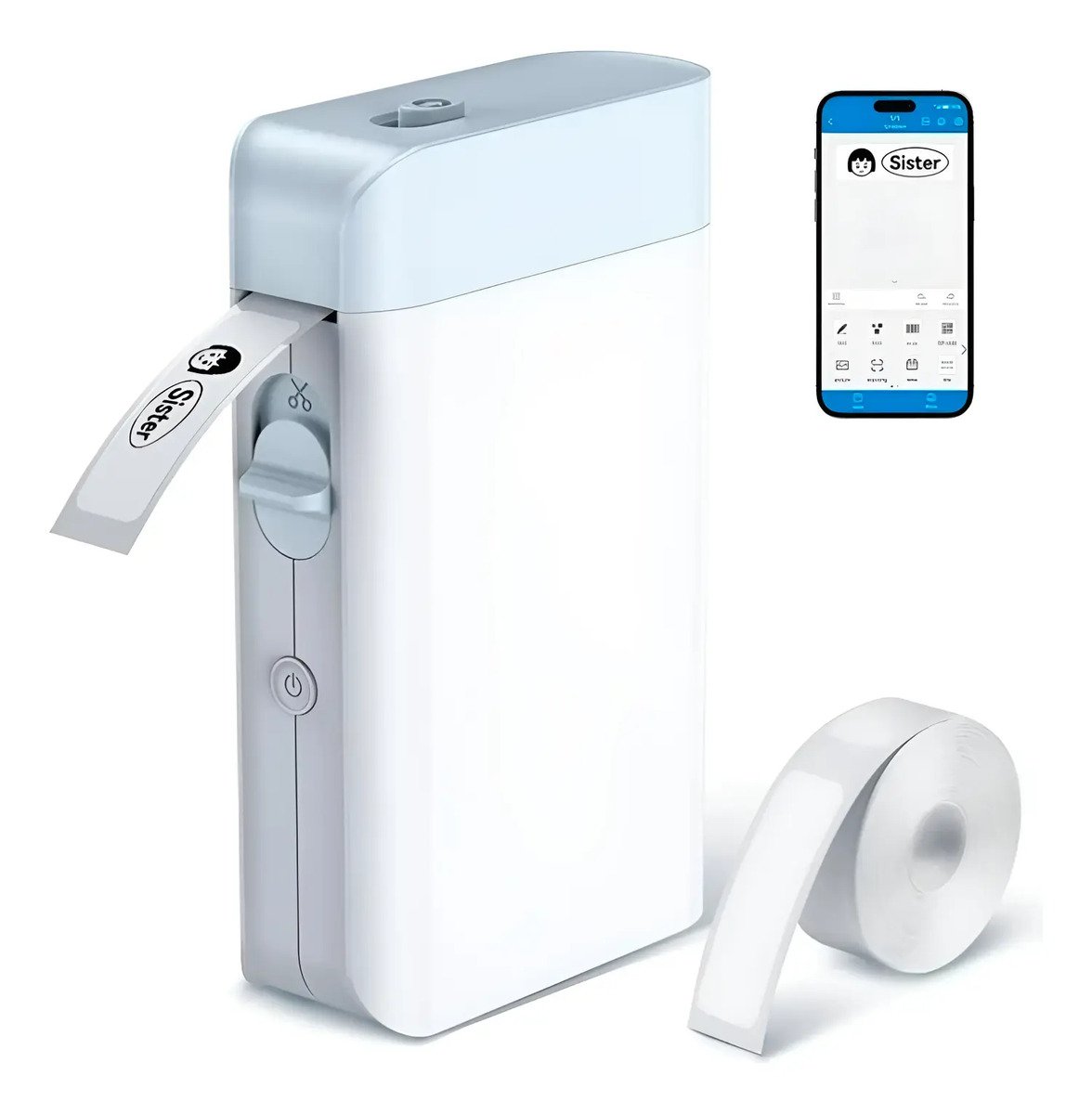 Tiqueteadora Impresora Térmica Bluetooth Etiquetas Adhesivas