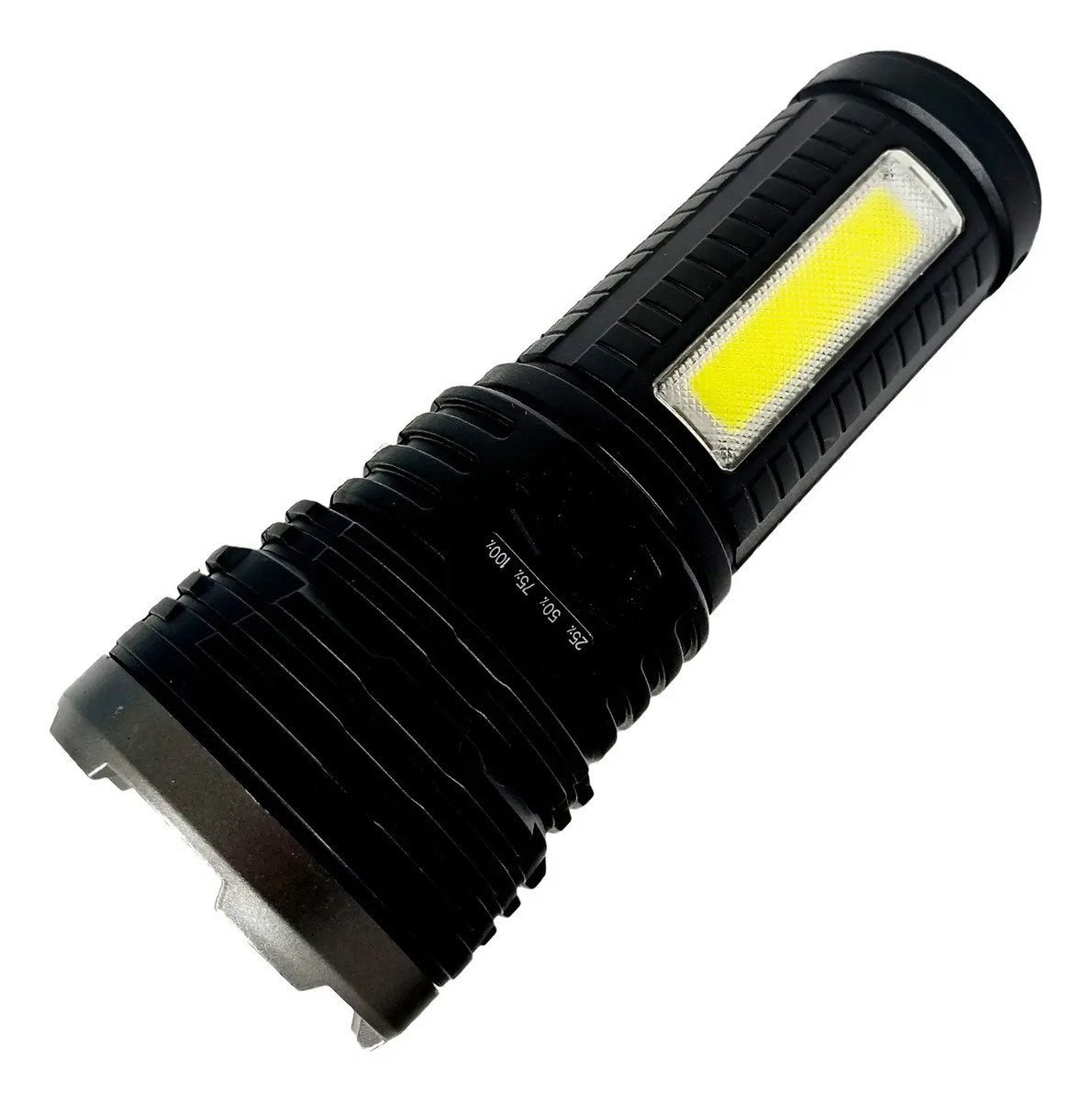 Linterna Portátil Recargable Usb De Larga Distancia Led