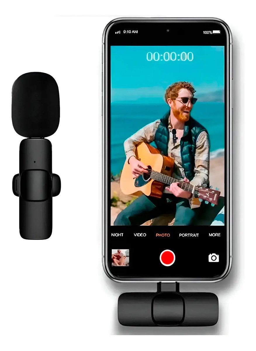 Micrófono Inalámbrico De Solapa Para Celular Tablet  Tipo C