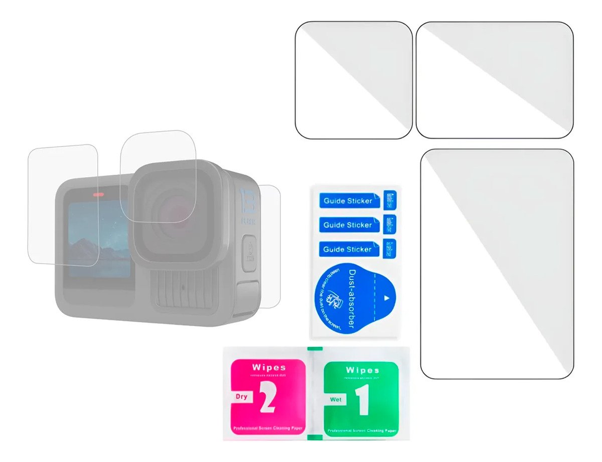 Protectores De Pantalla Vidrio Templado Para Cámara Gopro 13