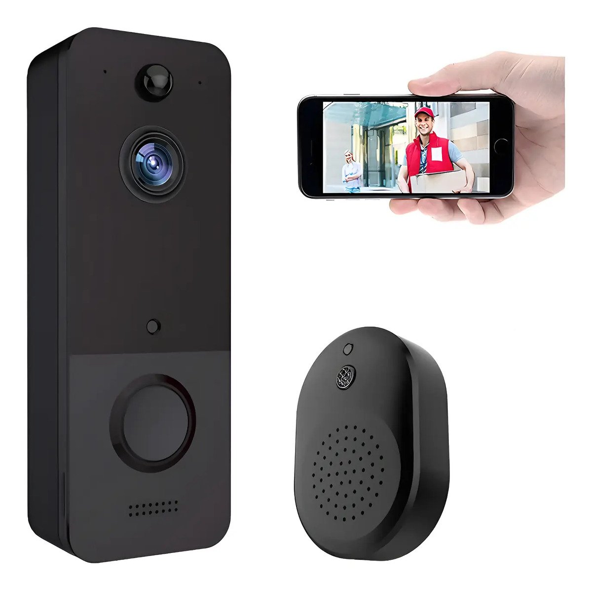 Video Portero Wifi Hd Y Audio Bidireccional Timbre App Aiwit