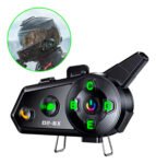 Intercomunicador Bluetooth Casco Moto Ipx6 Distancia 1000 M