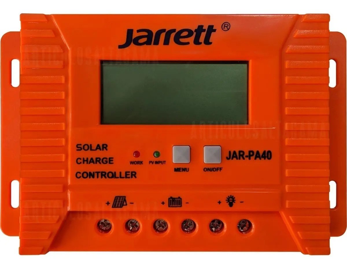 Controlador Regulador De Carga Solar 40a 12/24v Doble Usb