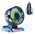 Potente Ventilador Para Carro Cigarrera 12v Altura Ajustable