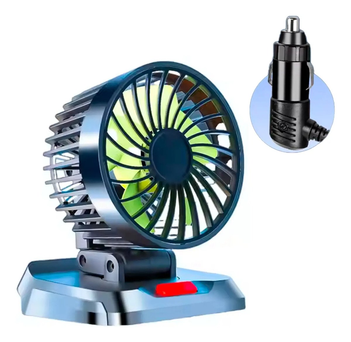 Potente Ventilador Para Carro Cigarrera 12v Altura Ajustable