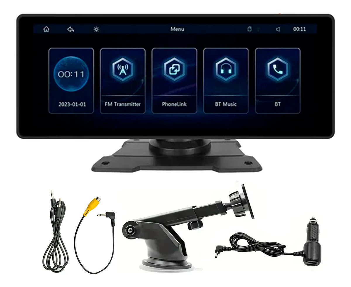 Pantalla Táctil Para Carro De 10 Pulgadas Bluetooth Carplay