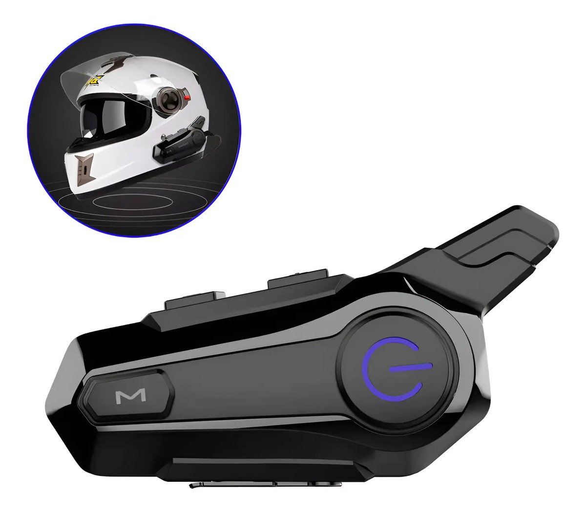 Intercomunicador Manos Libres Para Casco Moto Impermeable E1