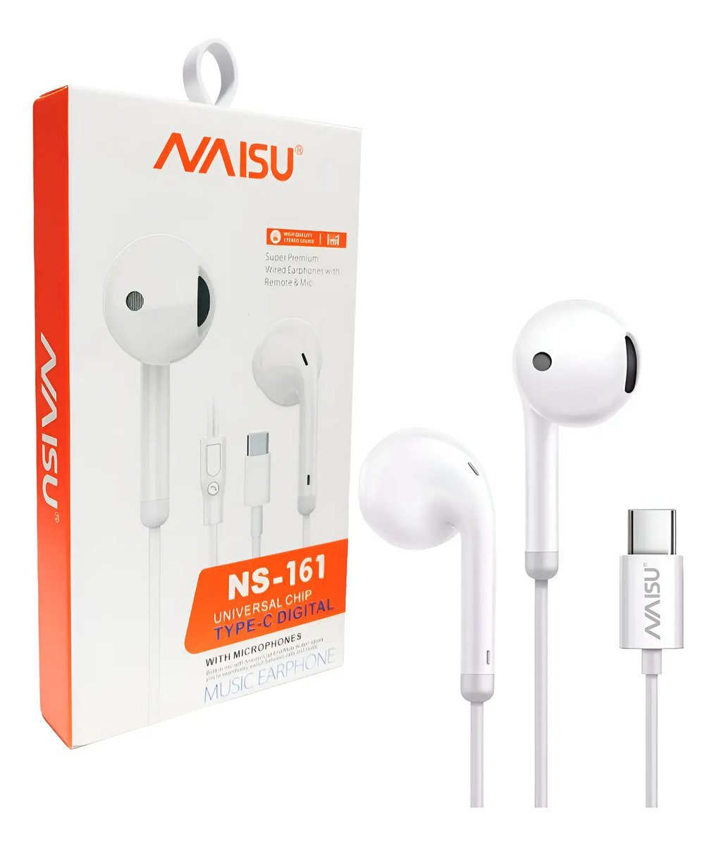 Auriculares Manos Libres Con Cable Tipo C Y Llamadas - Naisu