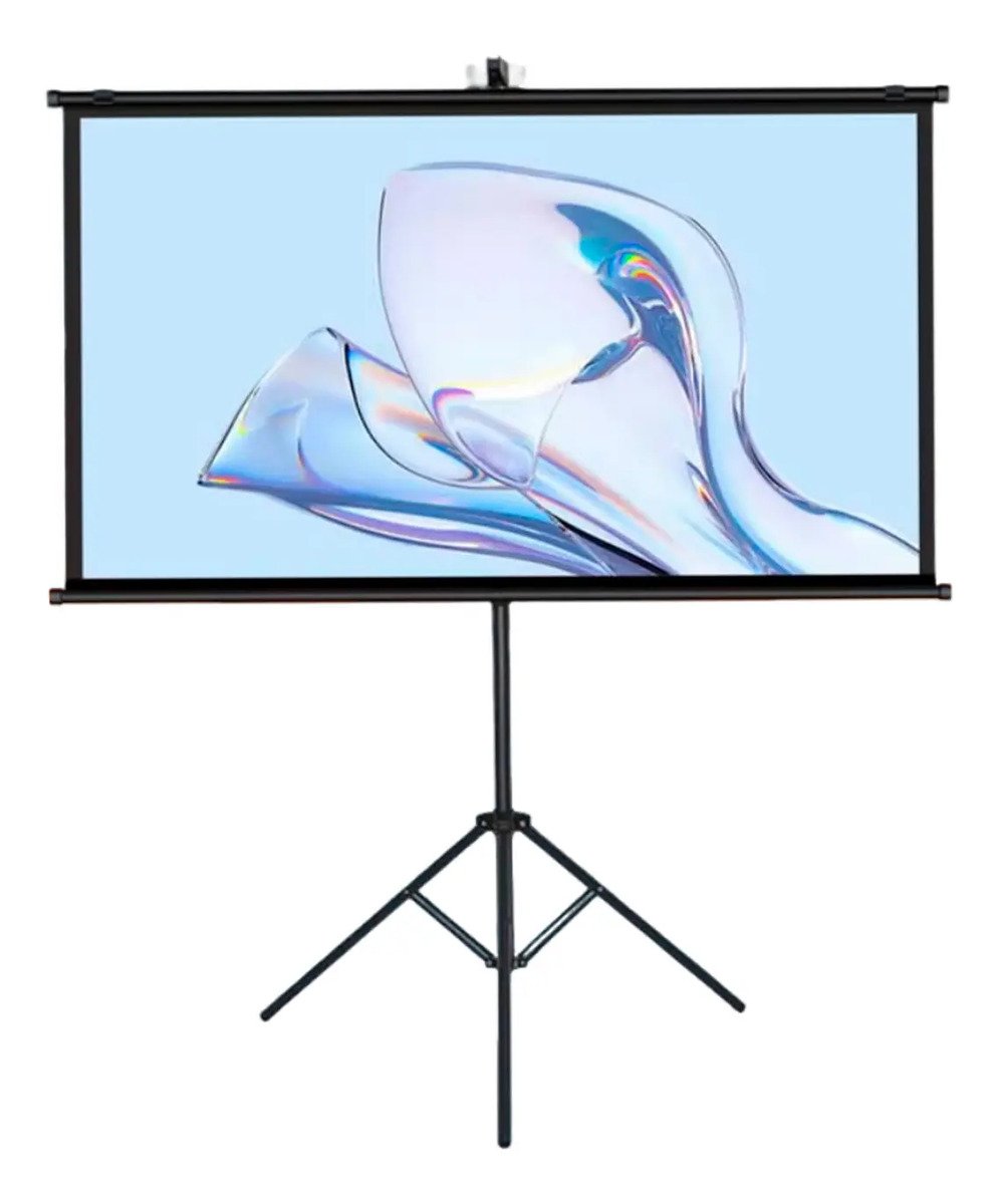 Telón Pantalla De 100 Pulgadas Para Proyector + Tripode