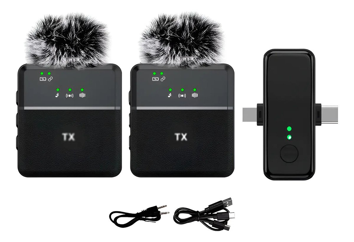 Microfono Inalambrico De Solapa Para Android Iphone Camaras