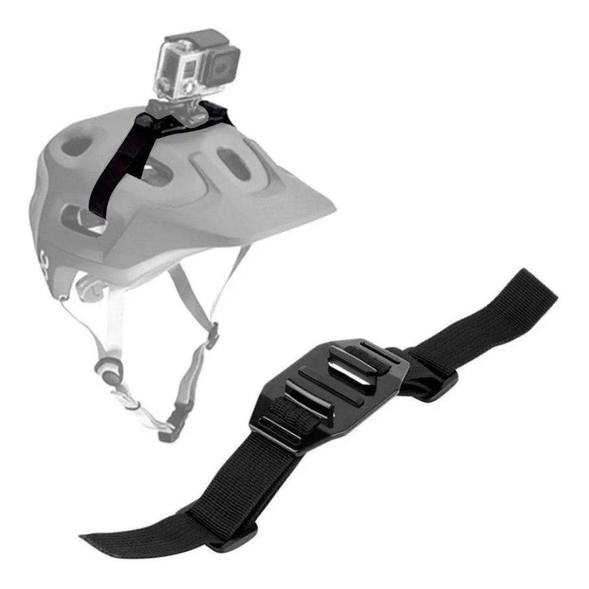 Soporte Base Montura De Casco Bicicleta Para Camara Gopro